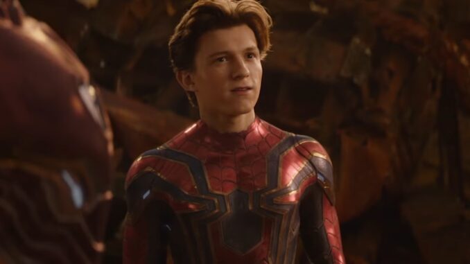 Tom Holland as Peter Parker in Marvel Studio's Infinity War